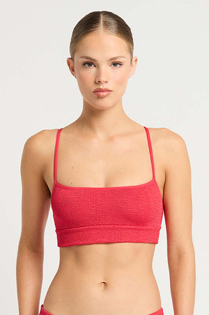 Bond-eye Strap Saint Crop - Nectarine Recycled
