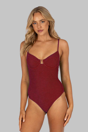 Baku Underwire Balconette One Piece - Ibiza