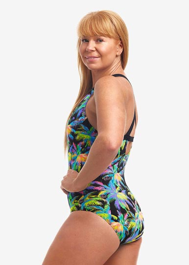 Funkita Ladies Brace Me Back One Piece - Paradise Please