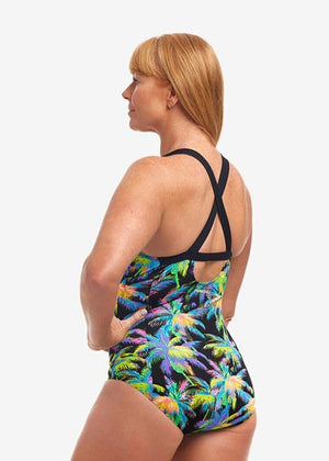 Funkita Ladies Brace Me Back One Piece - Paradise Please
