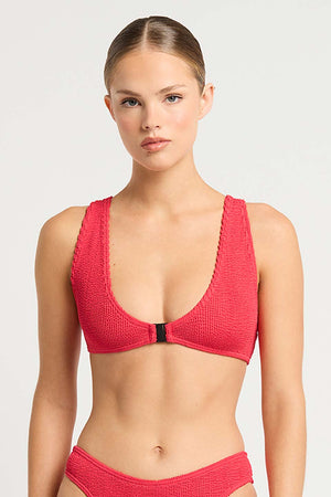 Bond-eye Clasp Scout Crop - Nectarine Recycled