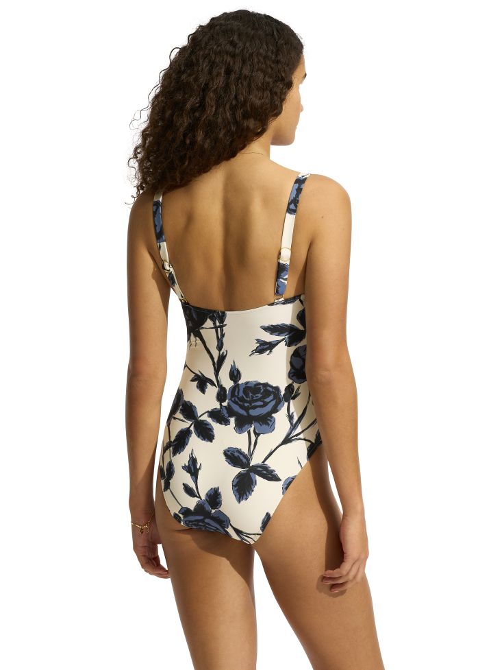 Seafolly Ruched Underwire One Piece - Rococo
