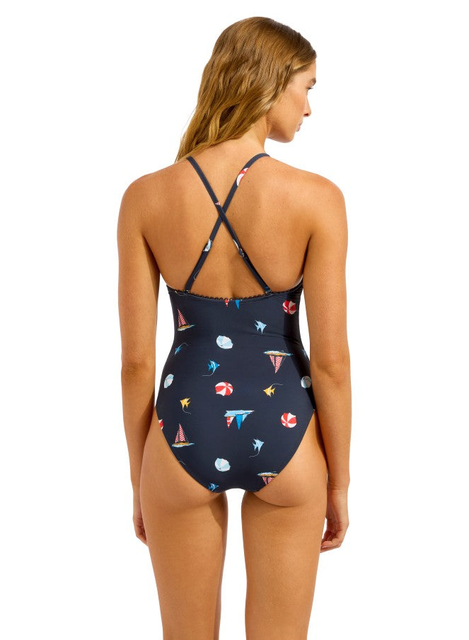 Seafolly V Neck One Piece - BeachClub