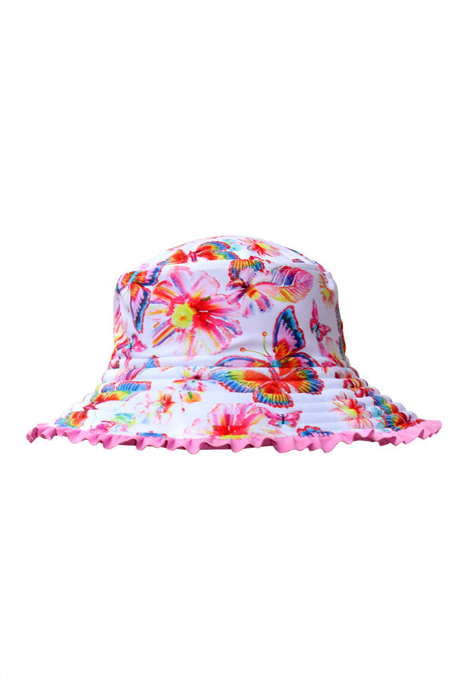 Salty Ink Toddler Girls Sunhat - Miss Aloha