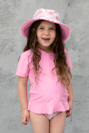 Salty Ink Toddler Girls Sunhat - Miss Rosie