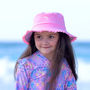 Salty Ink Little Girls Sunhat - Miss Sweetie