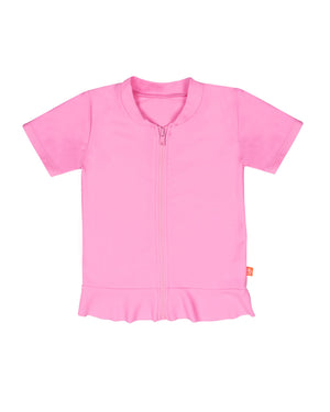 Salty Ink Toddler Girls Short Sleeve Rashvest - Salty