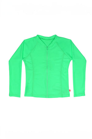 Salty Ink Girls Long Sleeve Rashvest - Salty Plains