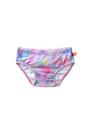 Salty Ink Little Girls Swim Pant - Miss Sea Princess