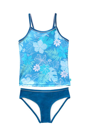 Salty Ink Girls Singlet Bikini - Tropicana
