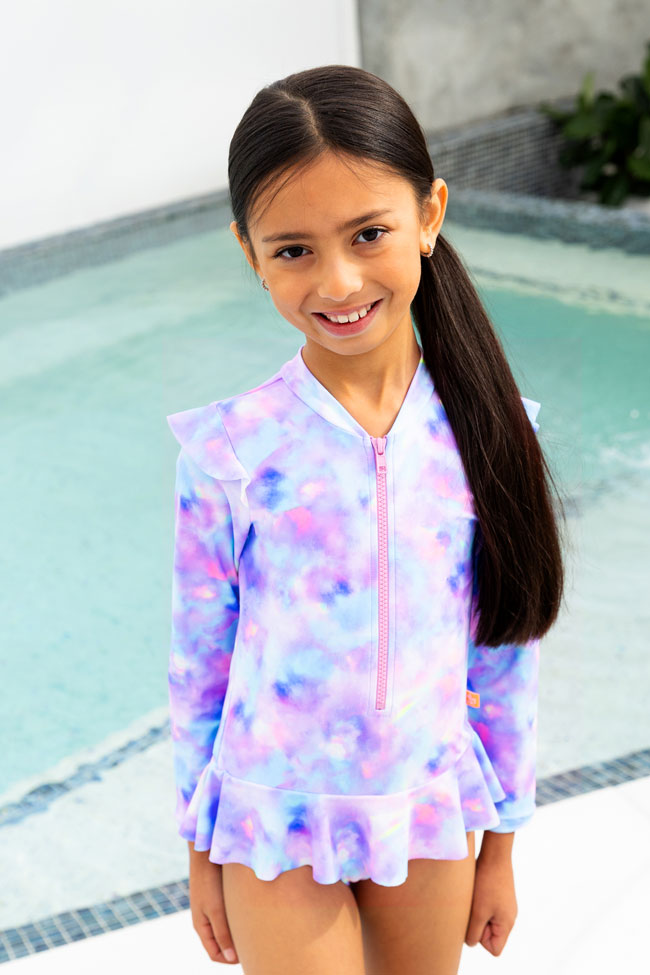 Salty Ink Toddler Girls Frill Sunsuit - Miss Mystical