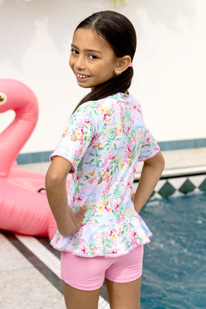 Salty Ink Toddler Girls Playsuit - Miss Vacay