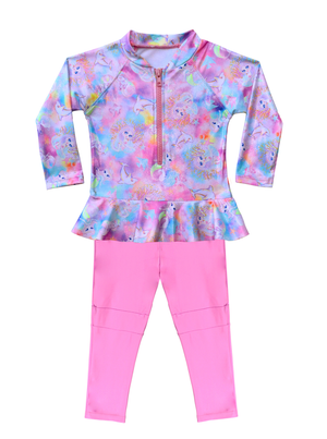 Salty Ink Little Girls Onesie - Miss Sea Princess