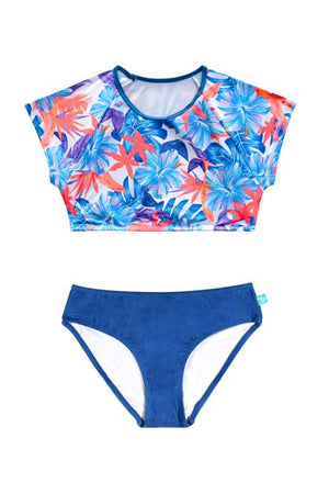 Salty Ink Girls Crop Bikini Set - Kokomo