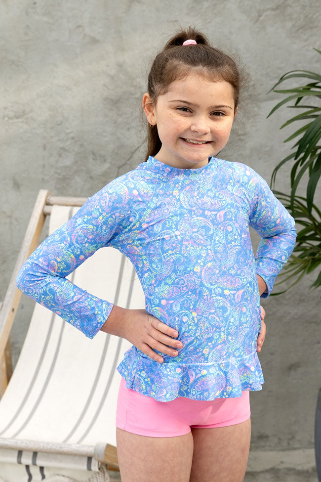 Salty Ink Toddler Girls Long Sleeve Sunvest Set - Miss Mystical