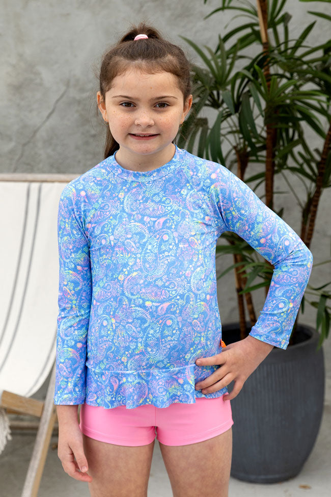 Salty Ink Toddler Girls Long Sleeve Sunvest Set - Miss Mystical