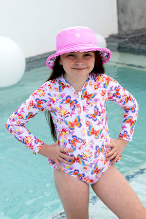 Salty Ink Toddler Girls Sunsuit - Miss Aloha