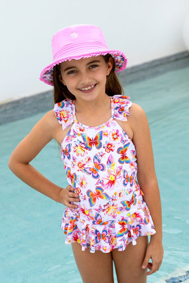 Salty Ink Toddler Girls One Piece - Miss Aloha