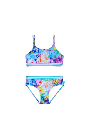Salty Ink Girls Bikini - Tropical Haze