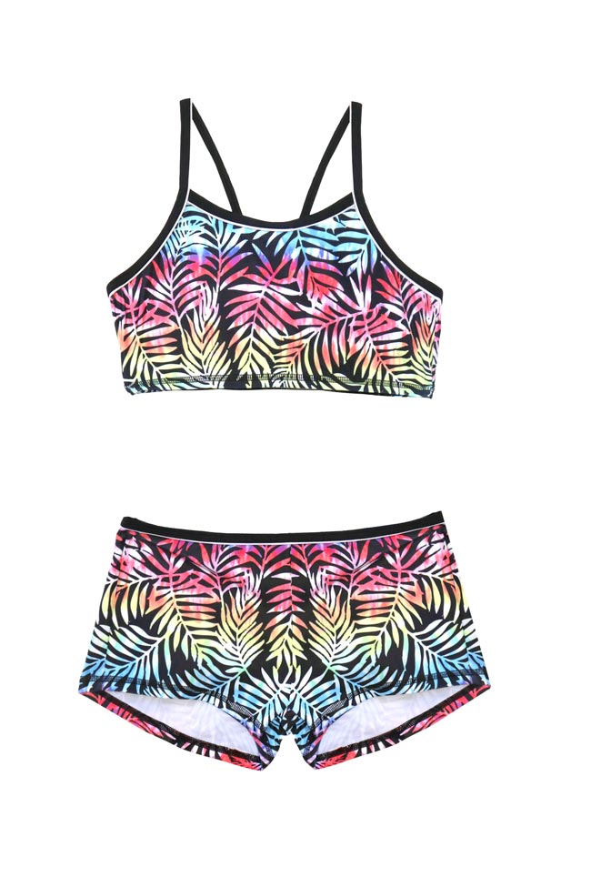 Salty Ink Girls Boyleg Bikini - Vivad Jungle