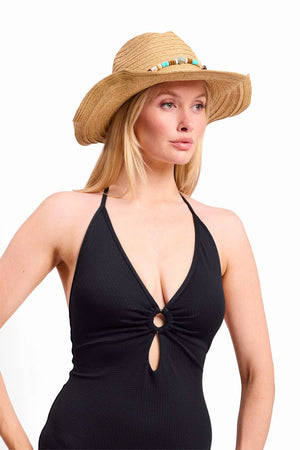 Sunseeker White Lotus Hat - Tan