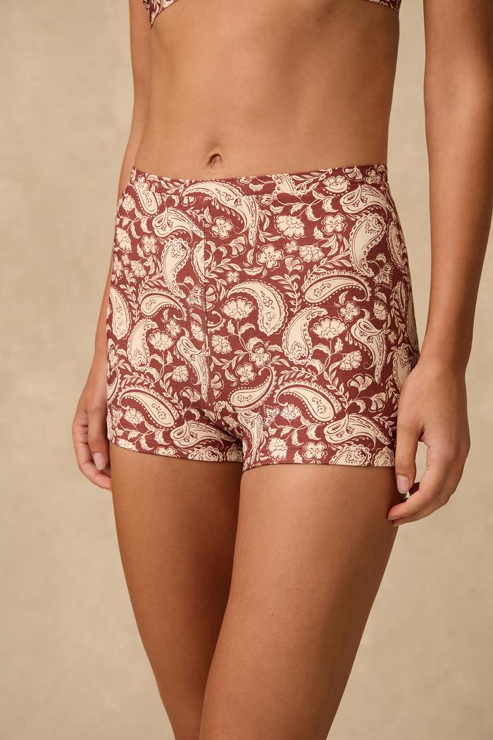 Monte & Lou Bikini Shorts - Luna
