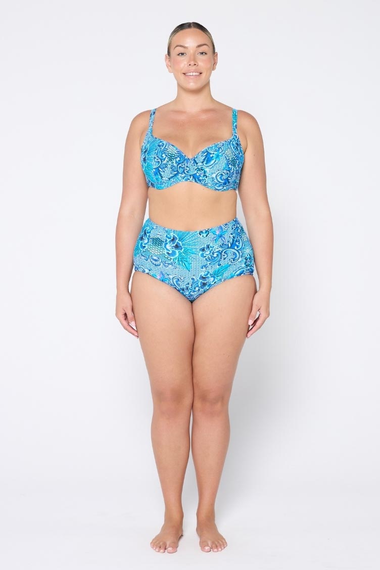 Capriosca High Waisted Pant - Mermaid
