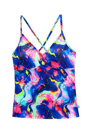 Salty Ink Ladies Singlet - Galaxy