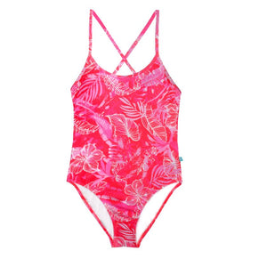 Salty Ink Ladies One Piece - Waikiki Red