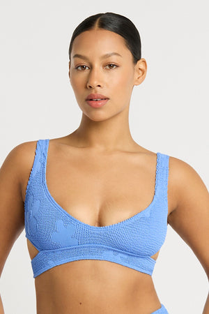 Bond-eye The Nino Crop - Cornflower Floral