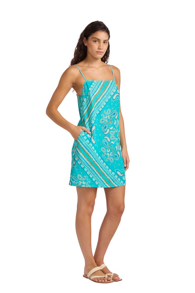 Seafolly Mini Bandeau Dress - Drift Club Bandana