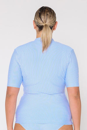 Capriosca Short Sleeve Rash Vest - Sailor