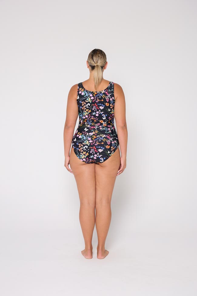Capriosca Sleeveless Zip Up One Piece - Madeira