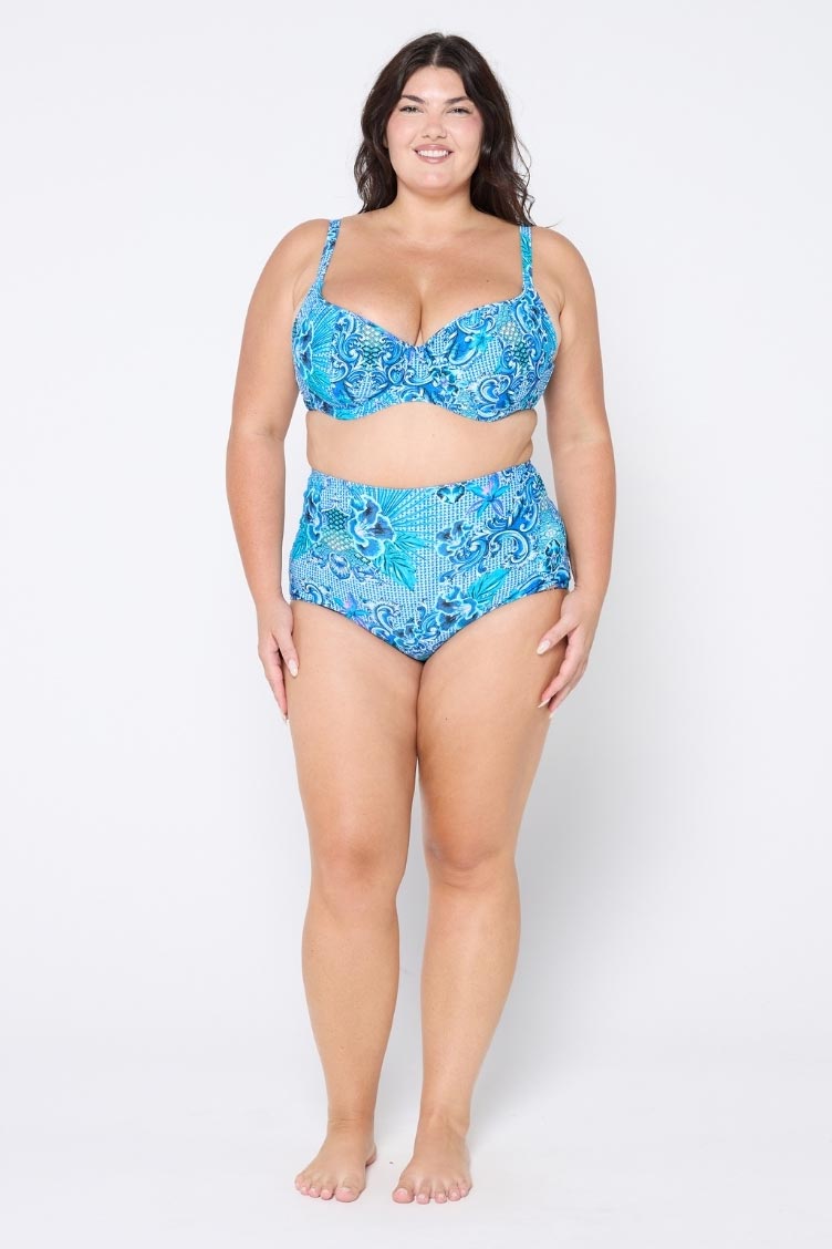 Capriosca D/DD Underwire Bikini Top - Mermaid