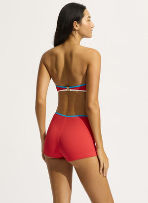 Seafolly Zip Front Bandeau - Beach Bound