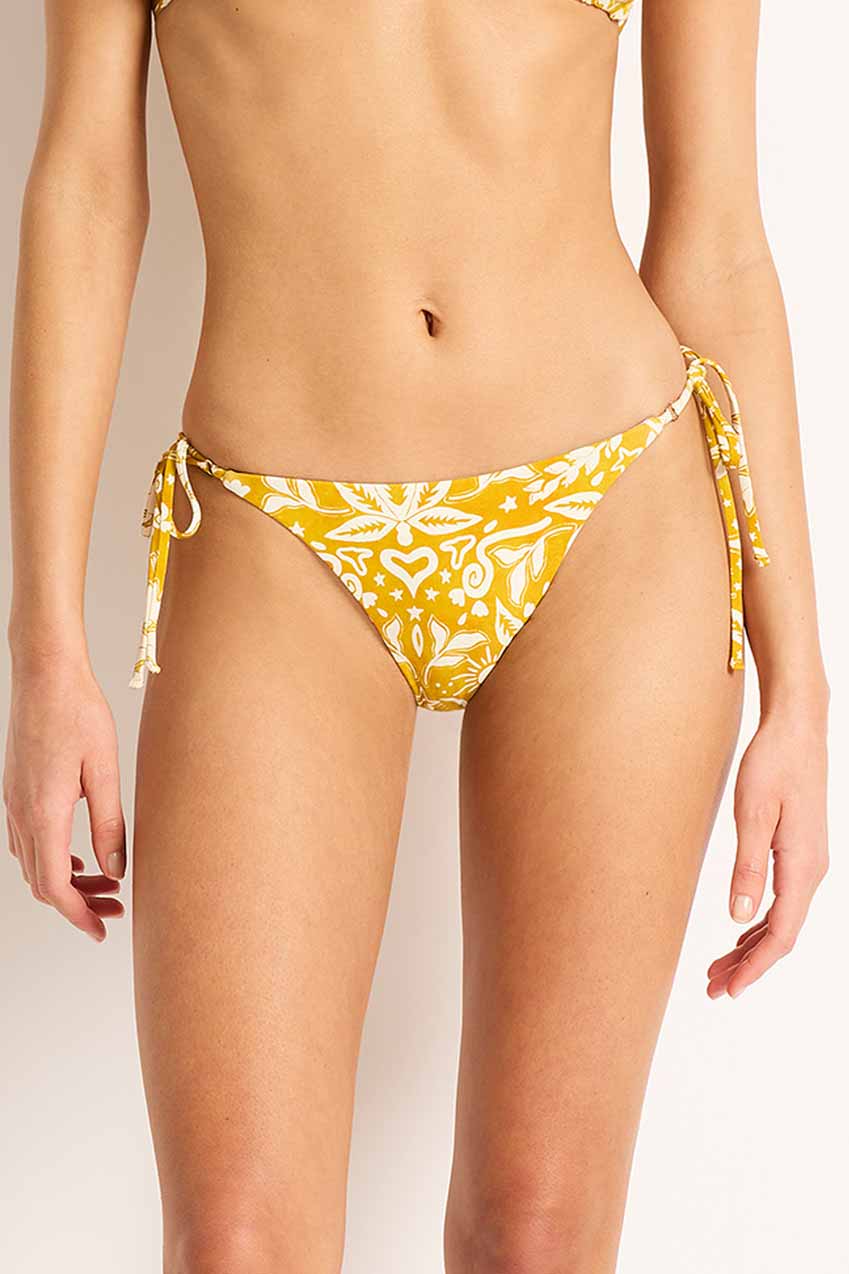 Monte and Lou Reversible Tie Side Pant - Desert Gold