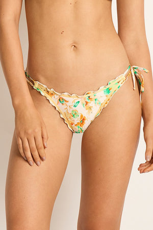 Monte & Lou Coral Edge Tie Side Pant - Romey