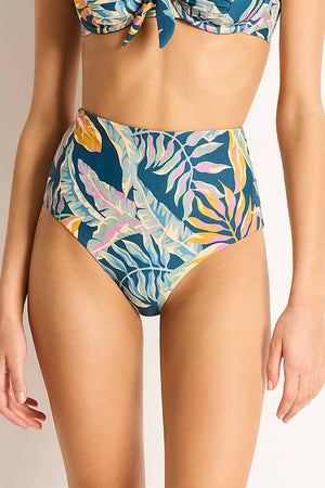 Monte and Lou Reversible High Waist Pant - Huahine