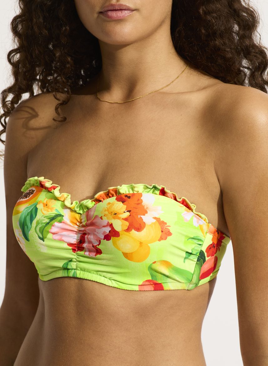Seafolly Bustier Bandeau - Tropique