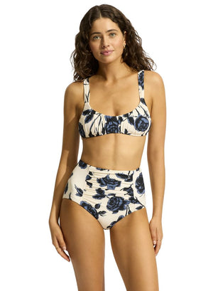Seafolly Ruched Bralette - Rococo