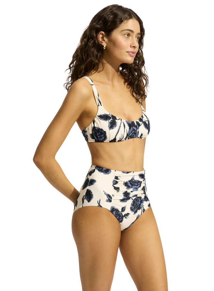 Seafolly Ruched Bralette - Rococo