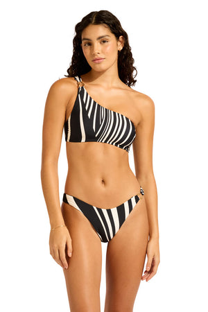 Seafolly One Shoulder Top - Coastline