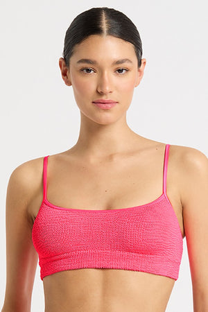 Bond-eye The Strap Saint Crop - Neon Azalea Recycled