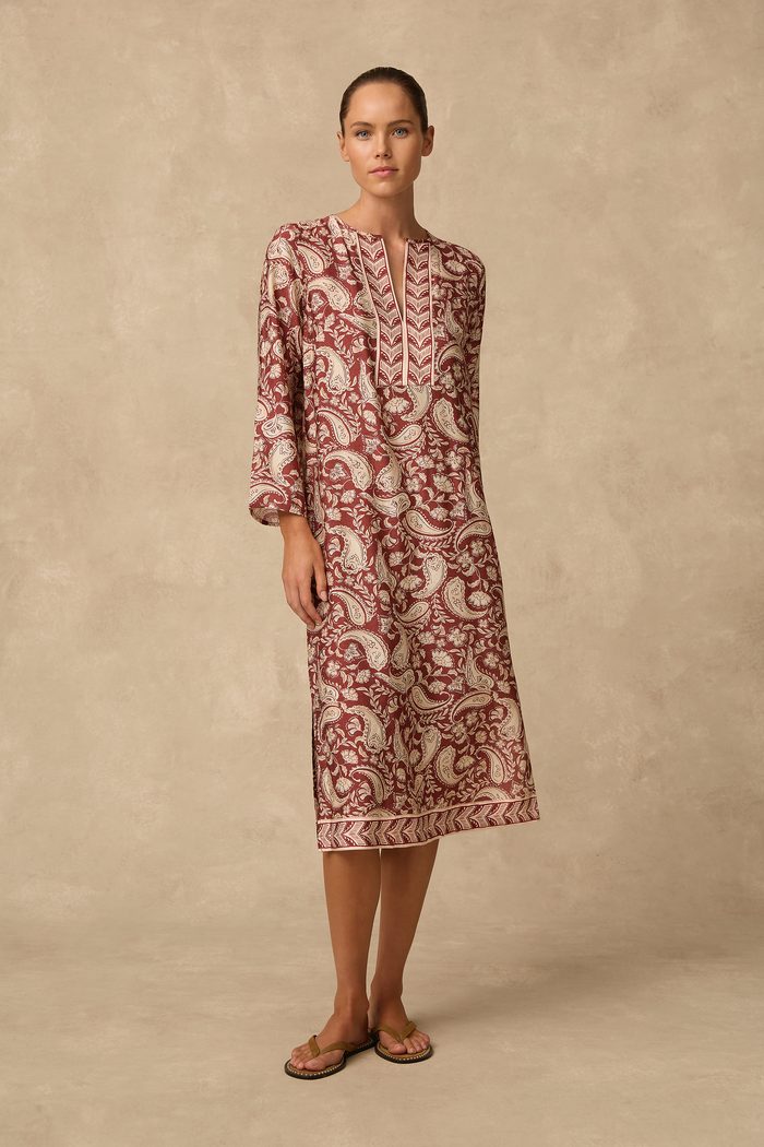Monte & Lou Long Kaftan - Luna