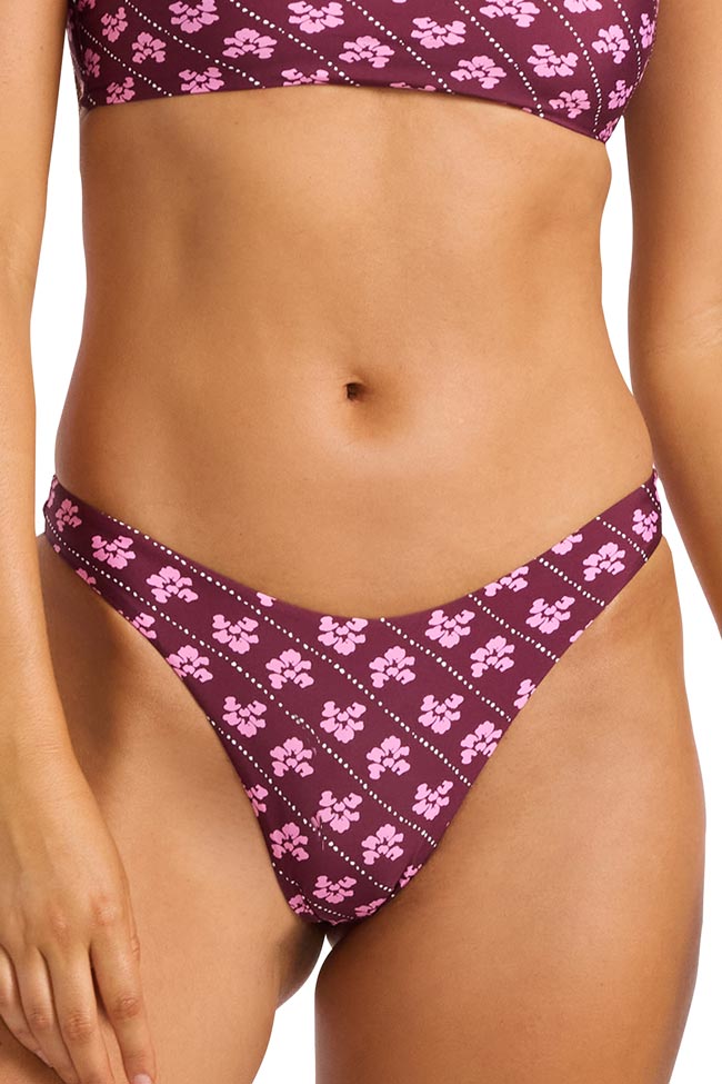 Seafolly High Cut Pant - Batik Bloom