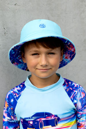 Salty Ink Boys Sunhat - Arcade