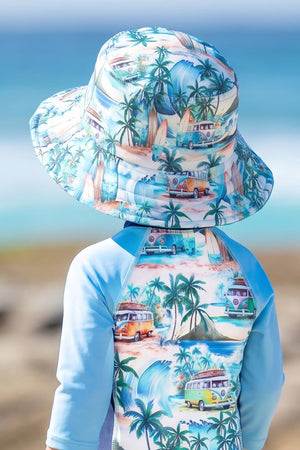 Salty Ink Little Mister Sunhat - Coastal Camper