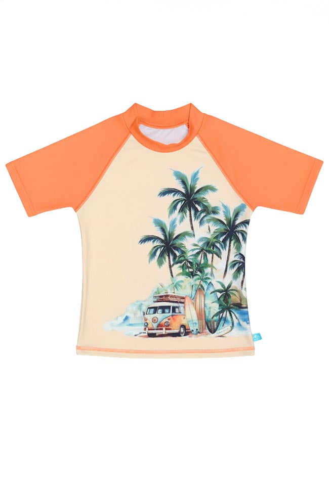 Salty Ink Little Mister Short Sleeve Rashvest - Coastal Camper