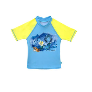 Salty Ink Boys Short Sleeve Rashvest - Cosmik Dragon