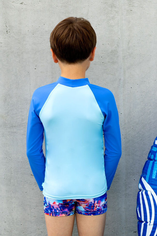 Salty Ink Boys Long Sleeve Rashvest - Arcade